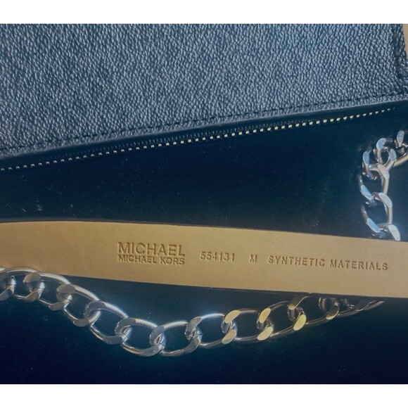 Michael Kors Belt Bag S/M NWT black and gray MK signature logo - Picture 6 of 6